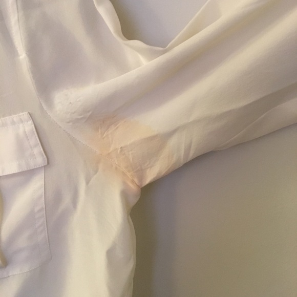 J. Crew Off White Silk Blythe Blouse w Pockets - Picture 7 of 8